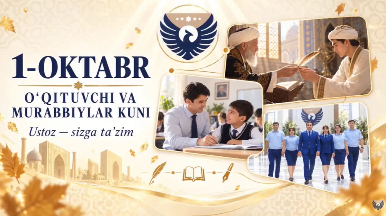 1-oktabr — Ustoz va murabbiylar kuni