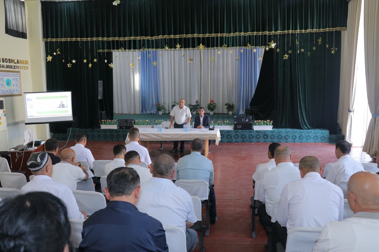 Данғара туманида маҳалла раислари учун ўқув-амалий семинар ўтказилди