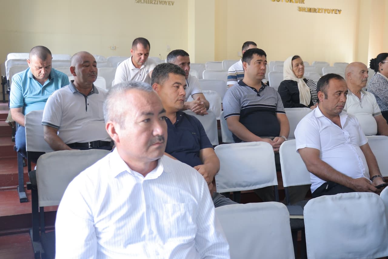 Данғара туманида маҳалла раислари учун ўқув-амалий семинар ўтказилди