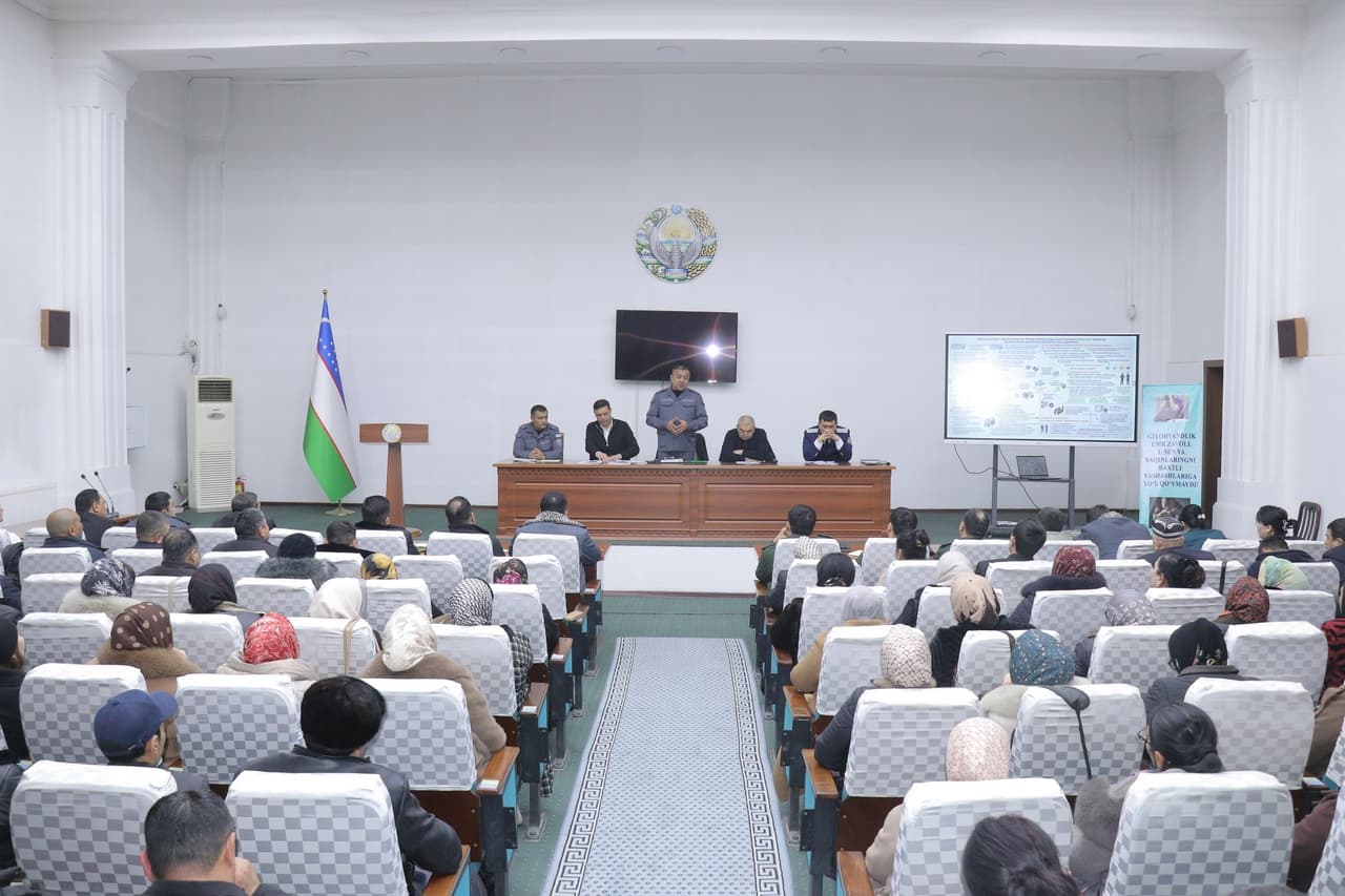 Данғарада маҳаллалар хавфсизлигини таъминлашга қаратилган қарор мазмун-моҳияти тушунтирилди