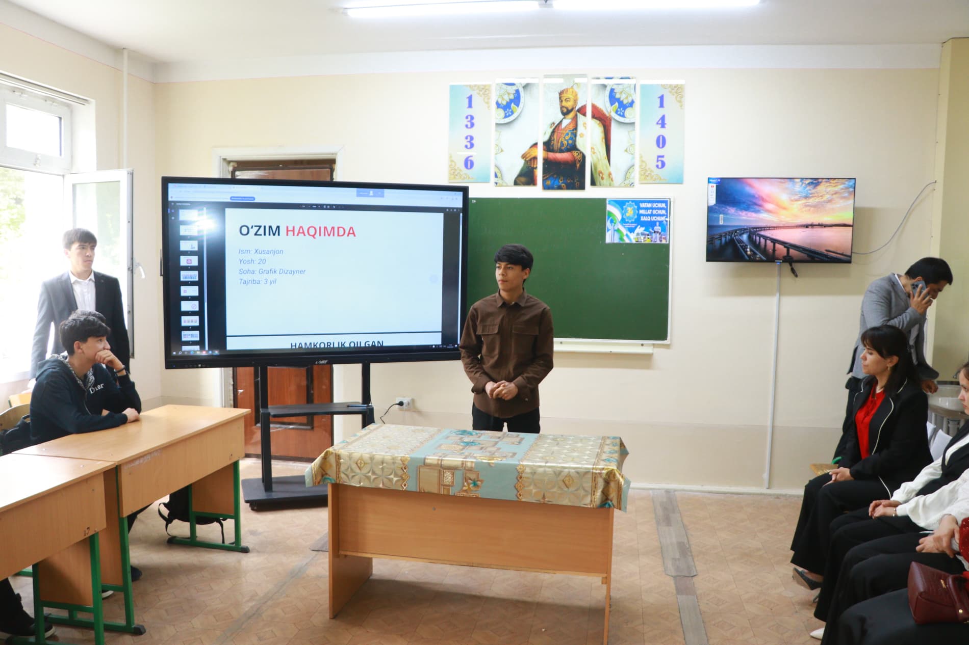 Данғара тумани 1-сон техникумида ёшлар билан очиқ мулоқот руҳида учрашув ташкил этилди.