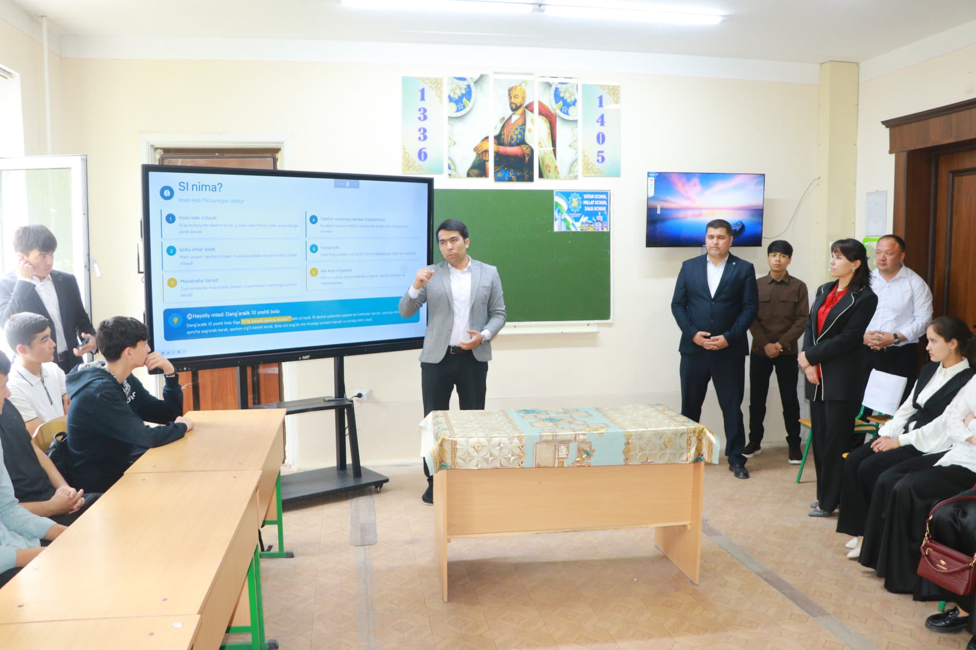 Данғара тумани 1-сон техникумида ёшлар билан очиқ мулоқот руҳида учрашув ташкил этилди.