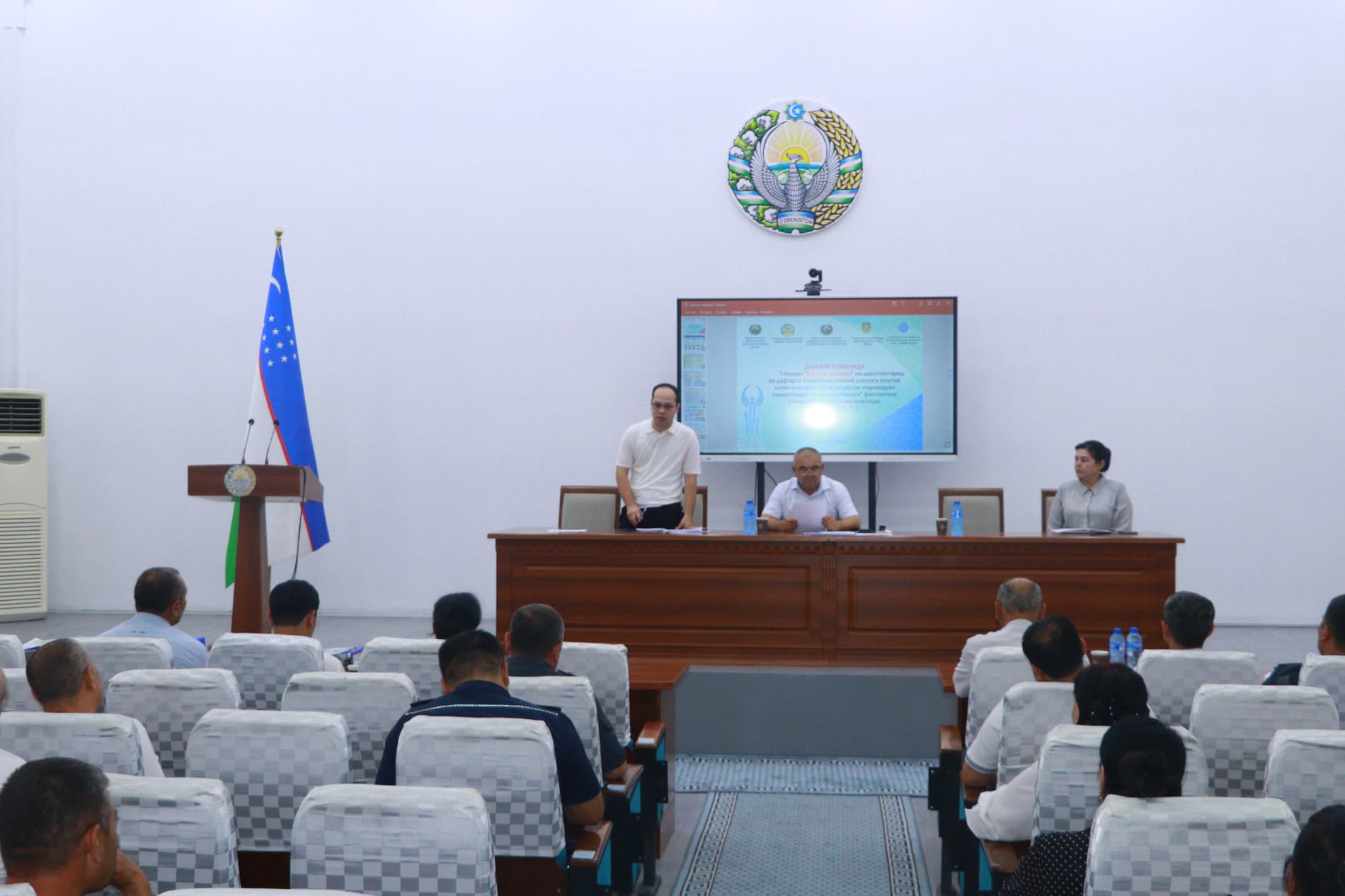 Dang‘ara tumanida “Ayollar daftari” bo‘yicha amaliy yordamlarning mazmun-mohiyati yuzasidan seminar o‘tkazildi