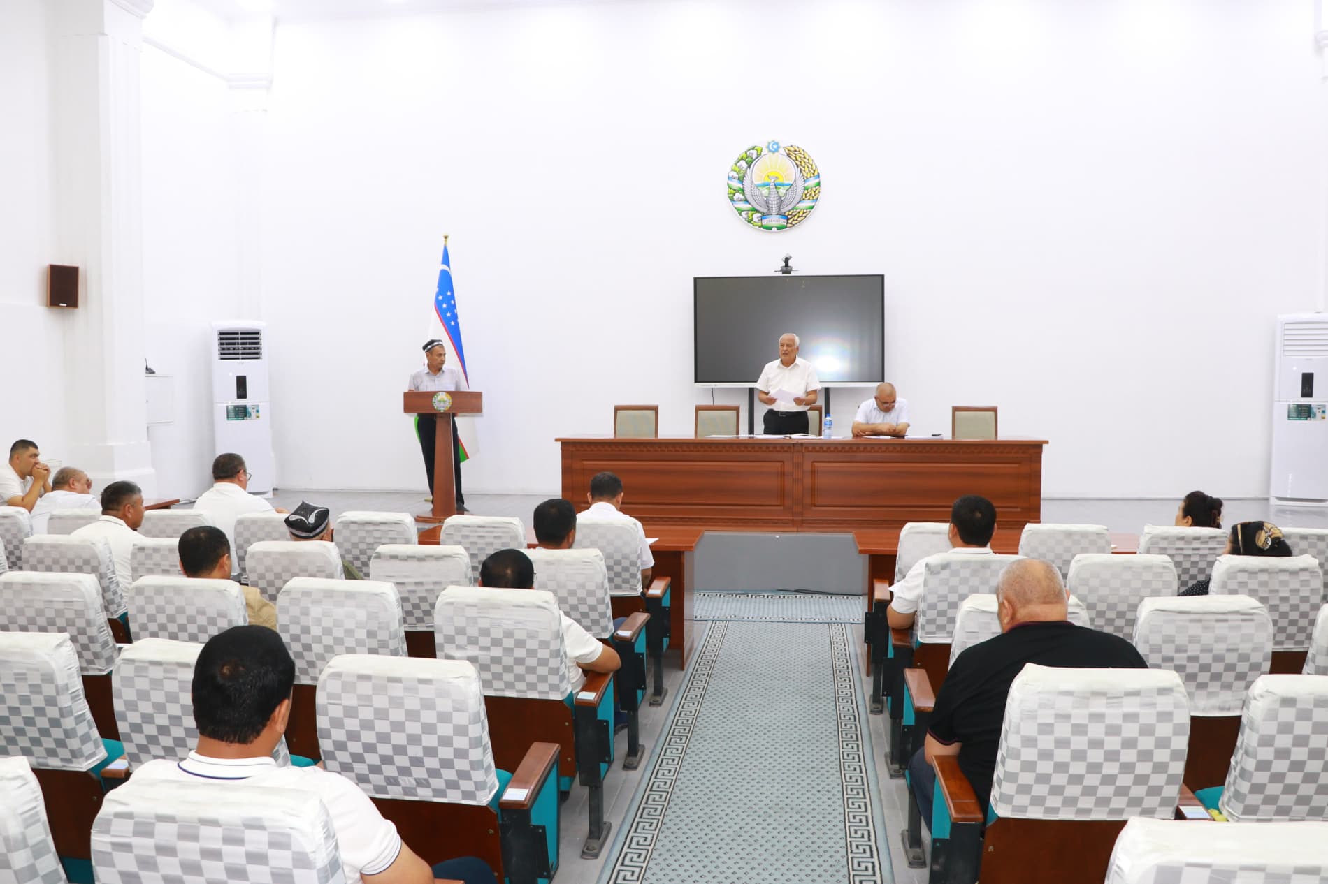 Dang‘ara tumani hokimligida Xalq deputatlari Dang‘ara tuman Kengashining VII chaqiriq 26-sessiyasi bo‘lib o‘tdi.