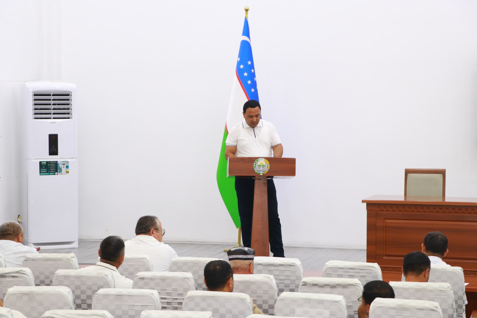Dang‘ara tumani hokimligida Xalq deputatlari Dang‘ara tuman Kengashining VII chaqiriq 26-sessiyasi bo‘lib o‘tdi.