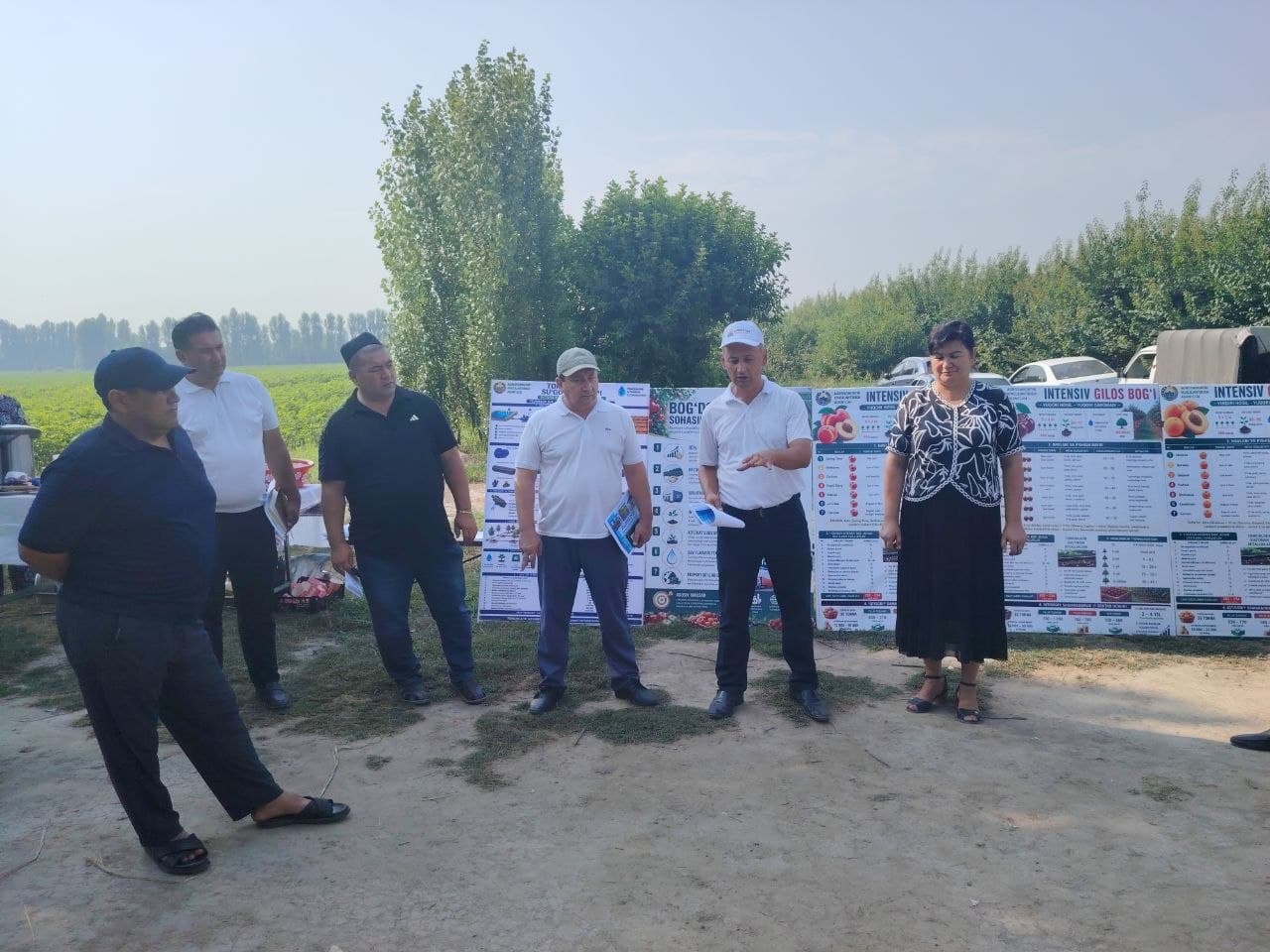Dang‘ara tumanida intensiv mevali bog‘larni barpo etish bo‘yicha o‘quv seminari o‘tkazildi