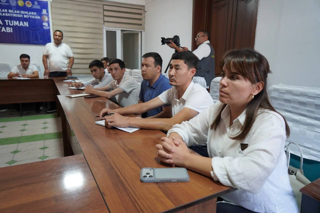 Dang‘ara tumanida yoshlar murojaatlari va belgilangan topshiriqlar ijrosi tahlil qilindi