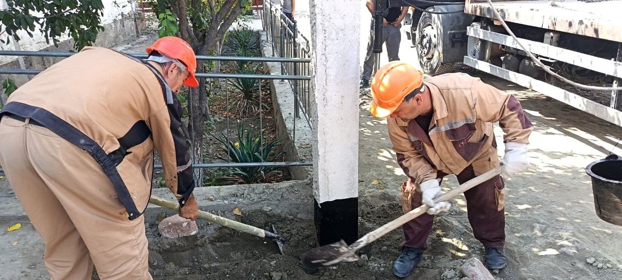 Oqjar MFYda elektr ta’minoti tizimi yangilanmoqda
