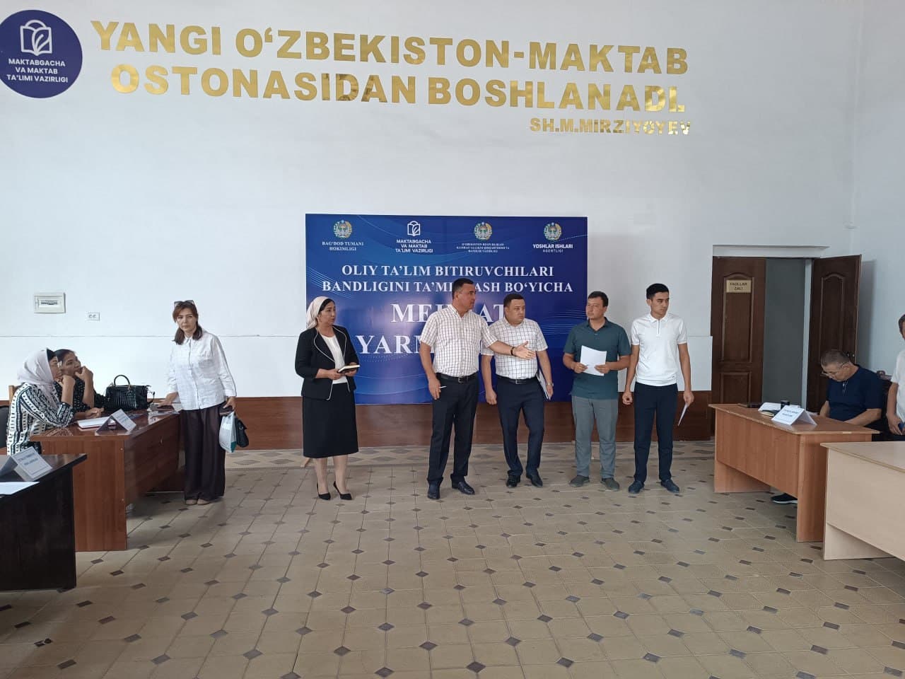 Бағдодда битирувчи ёшларни иш билан таъминлаш чоралари изчил давом этмоқда