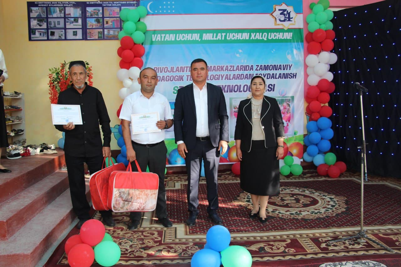 Bag‘dod tumanida “Bolajon orzusi” nomli 63-son Davlat maktabgacha ta’lim tashkiloti barpo etilib, Mustaqillik bayrami arafasida foydalanishga topshirildi. “Cho’lyunus” mahalla fuqarolar yig‘inida joylashgan 90 o‘rinli mazkur maskan hudud aholisi orzusi e