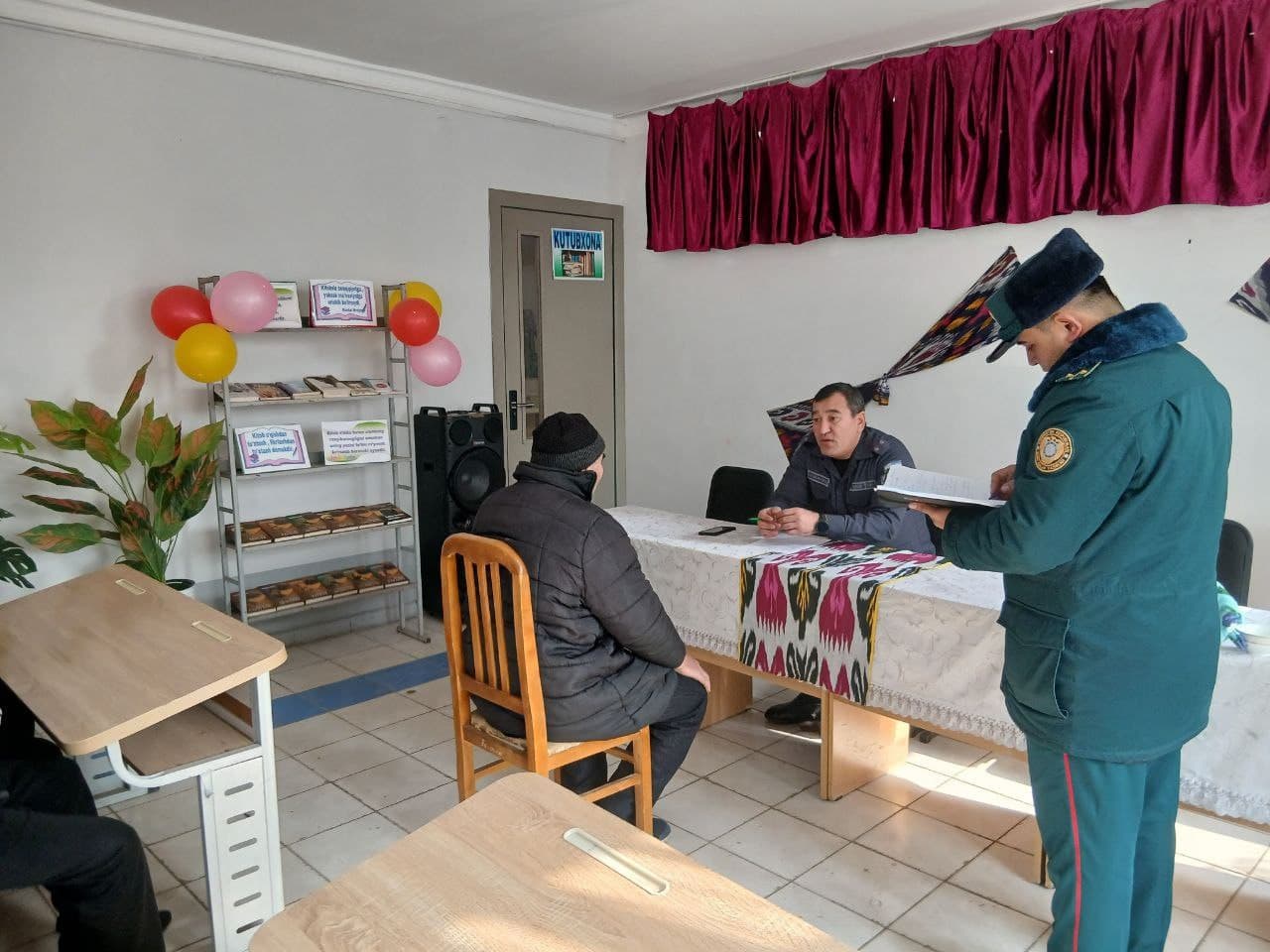 Бағдод туманида сайёр қабул ва профилактик таадбирлар ўтказилди