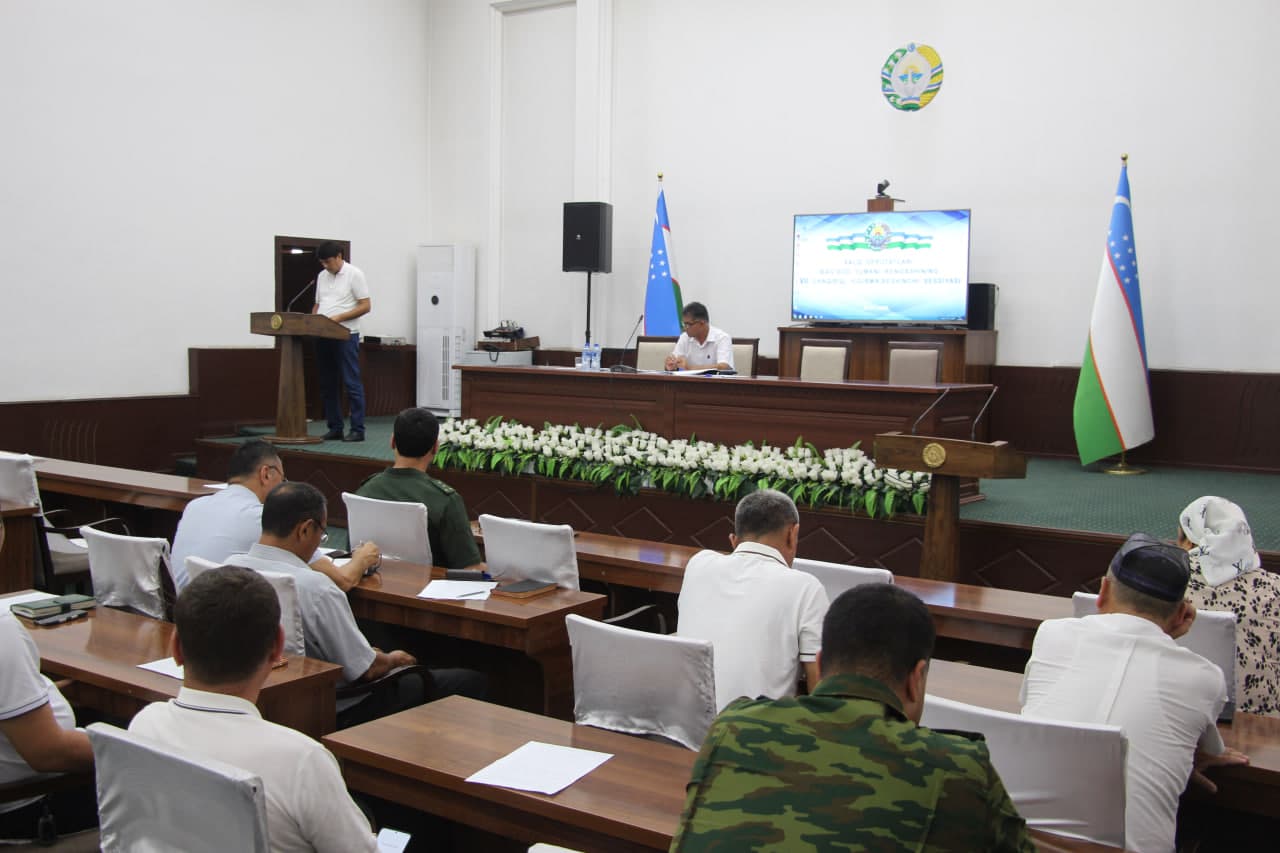 Xalq deputatlari Bag‘dod tumani Kengashining yettinchi chaqiriq navbatdagi yigirma beshinchi sessiyasi bo‘lib o‘tdi