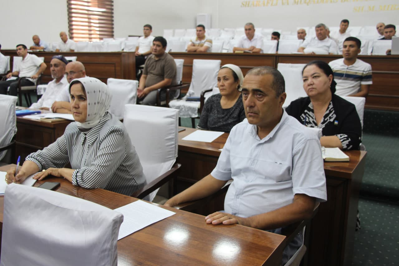 Xalq deputatlari Bag‘dod tumani Kengashining yettinchi chaqiriq navbatdagi yigirma beshinchi sessiyasi bo‘lib o‘tdi