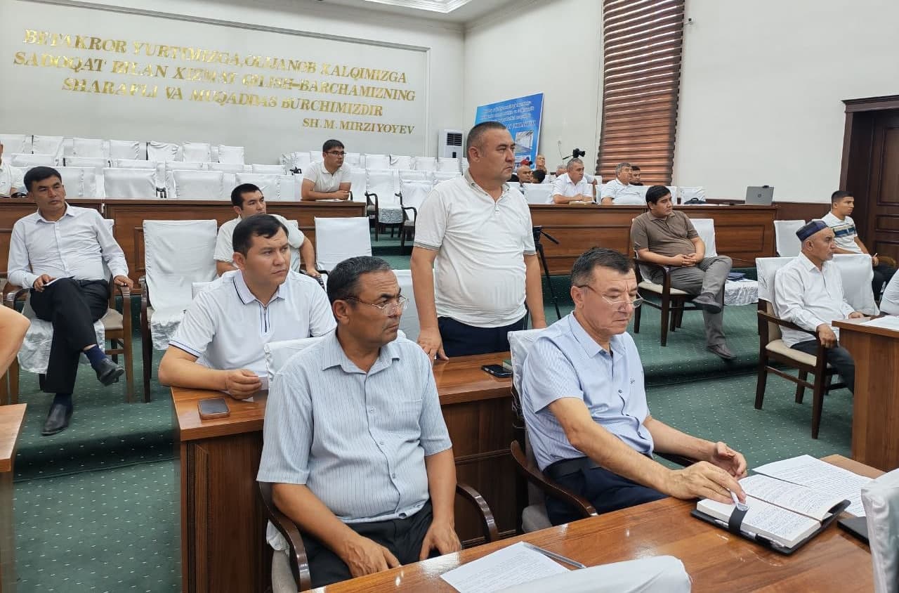 Xalq deputatlari Bag‘dod tumani Kengashining yettinchi chaqiriq navbatdagi yigirma beshinchi sessiyasi bo‘lib o‘tdi