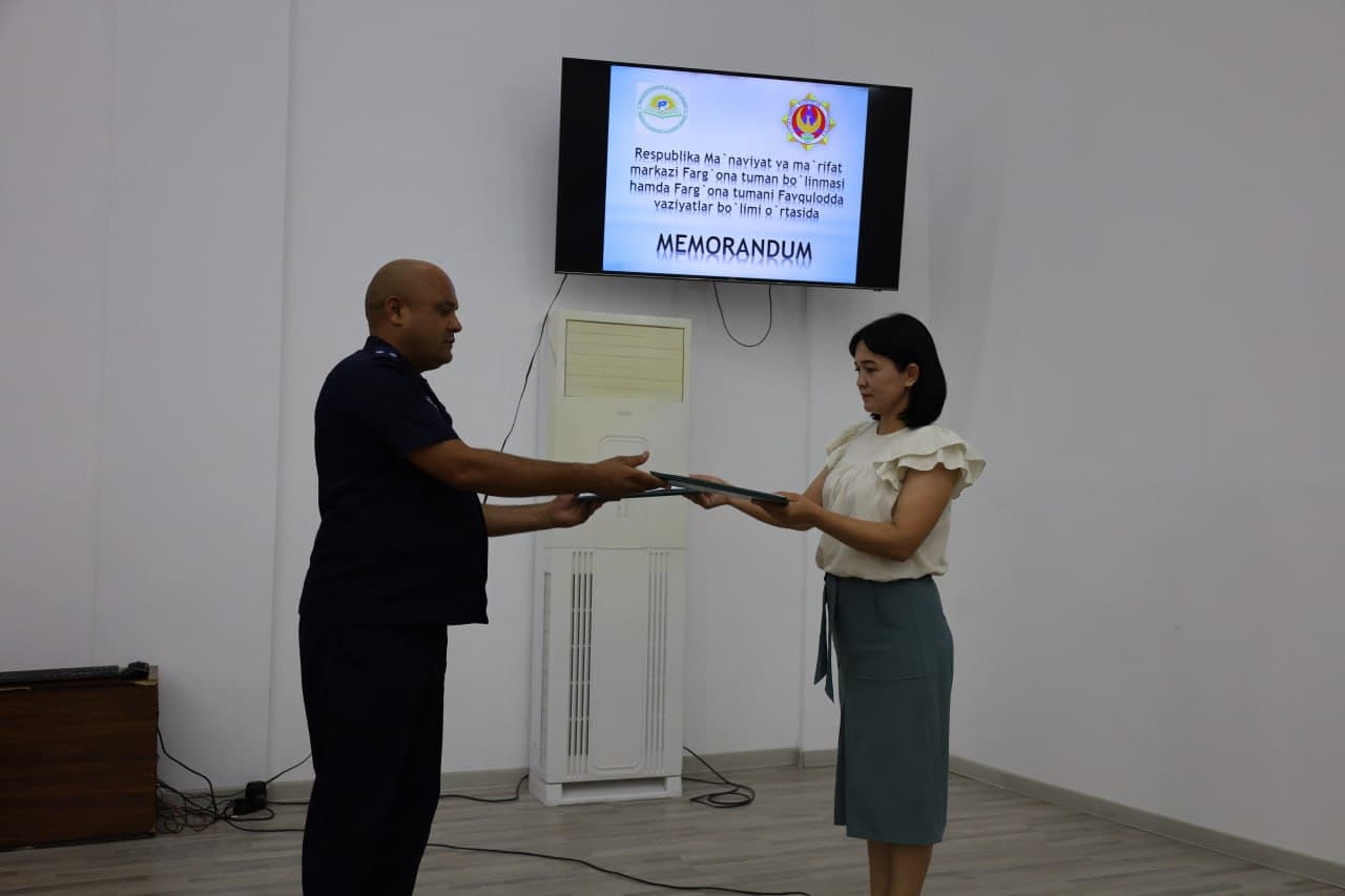 В Ферганской райони подписан меморандум о духовно-просветительском сотрудничестве