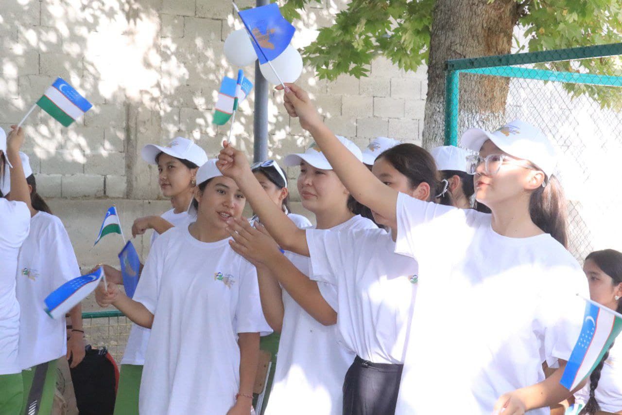 Children from Karakalpakstan have a fun holiday at the “Tong” camp