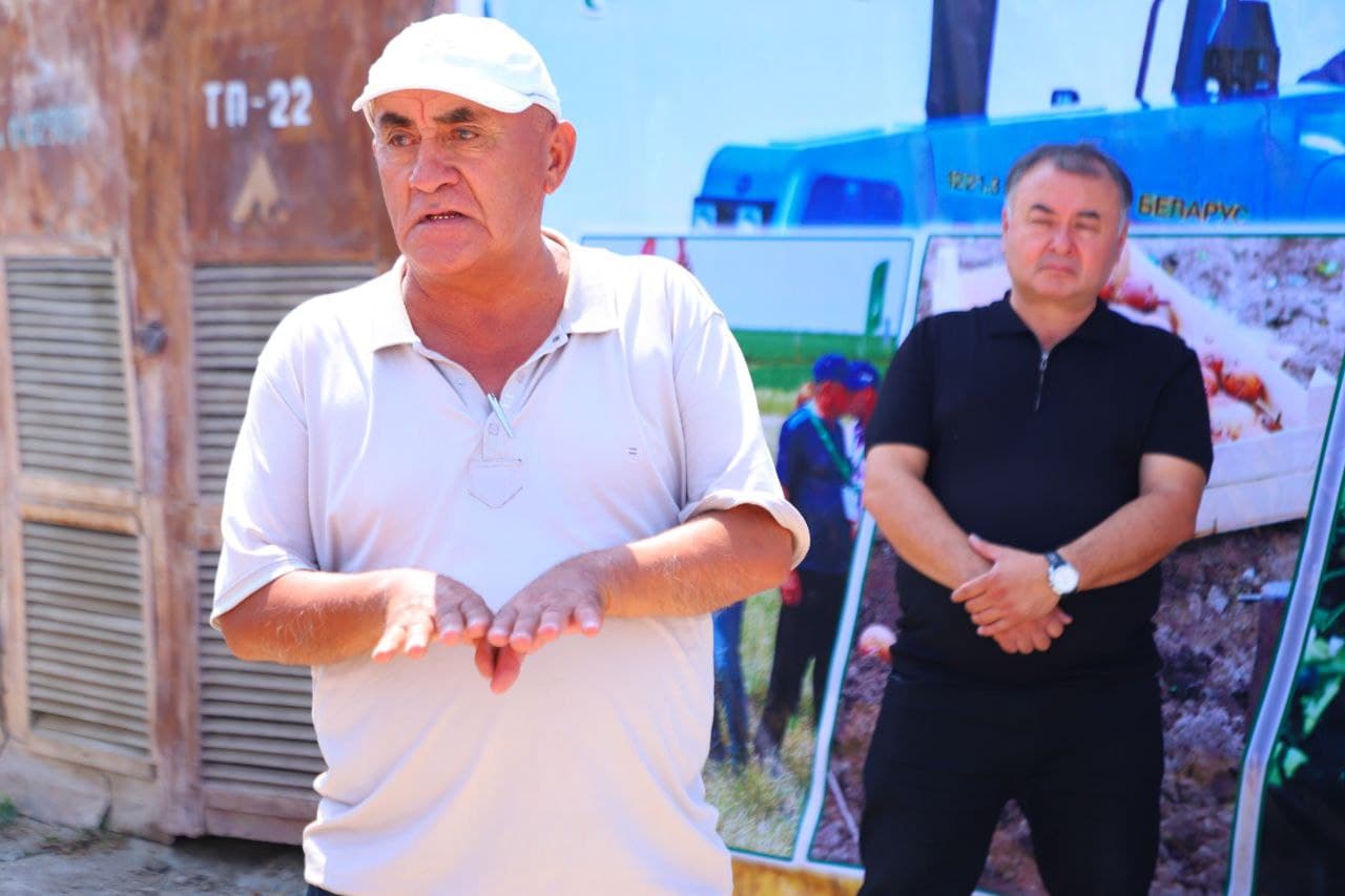 A practical seminar on planting vegetables using the ninety-two method was held in Fergana district