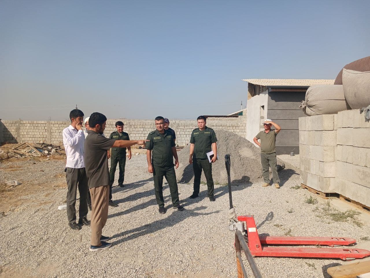 The implementation of projects in small industrial zones in Fergana district has been put under control