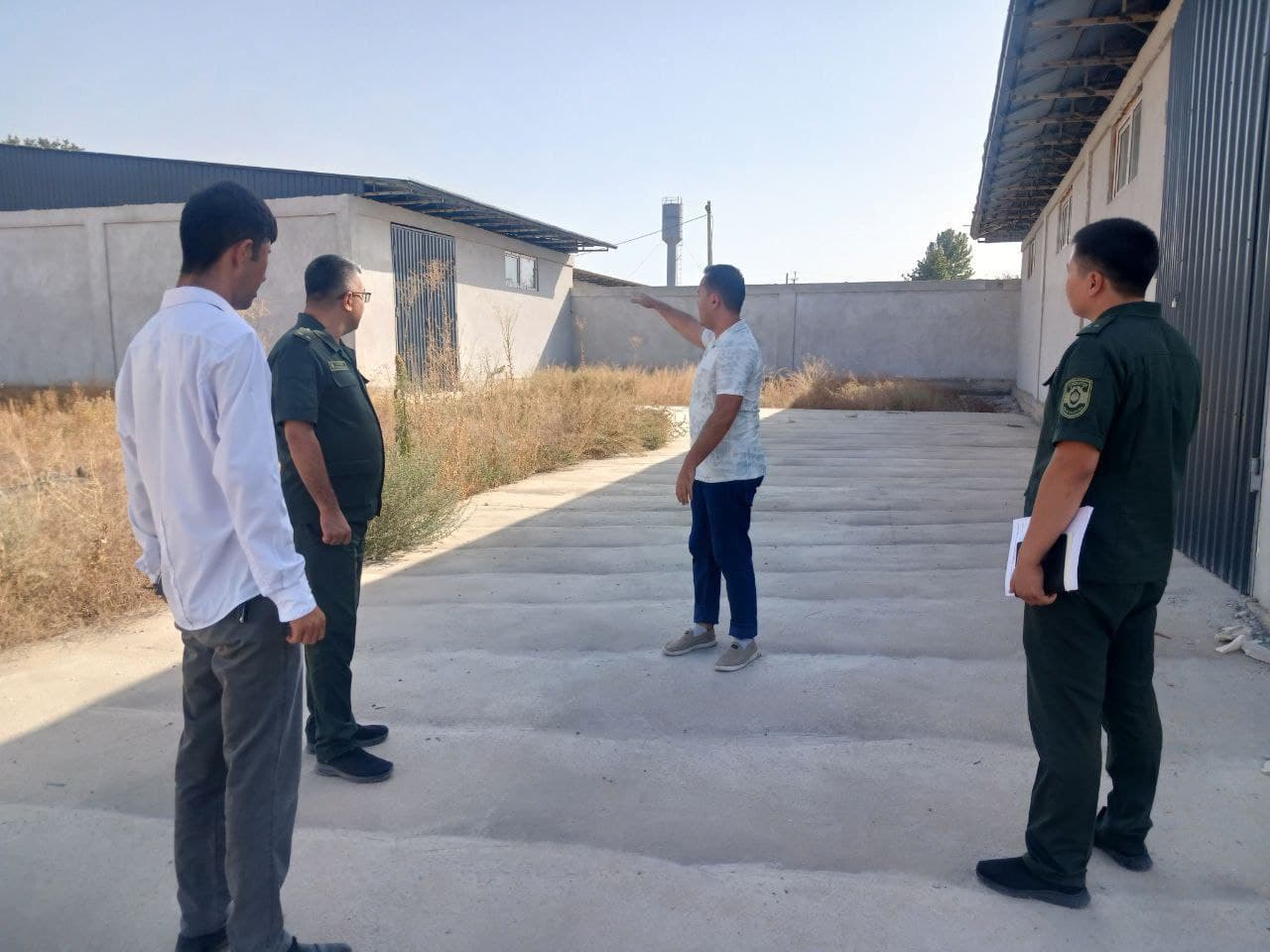 The implementation of projects in small industrial zones in Fergana district has been put under control