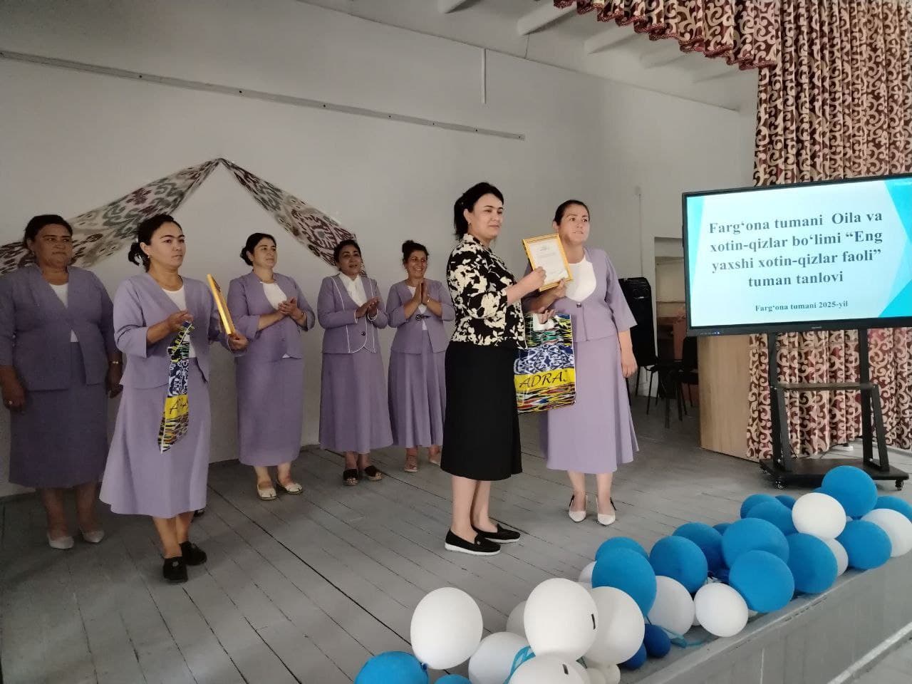 Завершился районный этап конкурса “Самая образцовая активистка женщин”