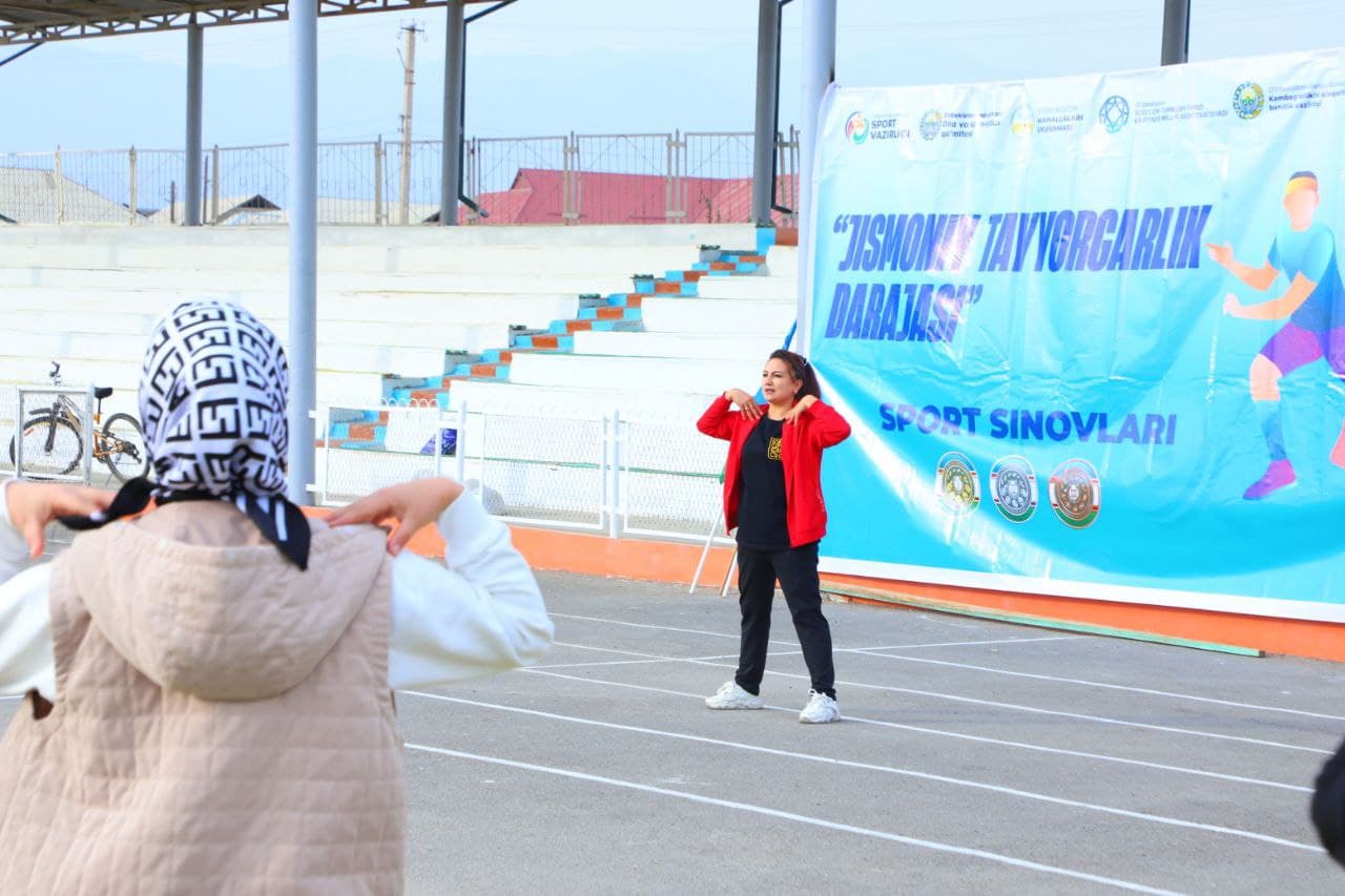 Morning Exercise Session Held with Participation of Medical Workers in Fergana District