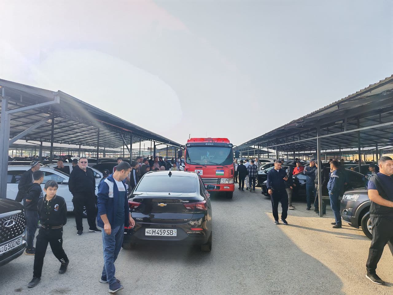 "Ёнғиндан огоҳлик" ойлиги доирасида “Водий Мега Авто” бозорида профилактик тадбирлар ўтказилди