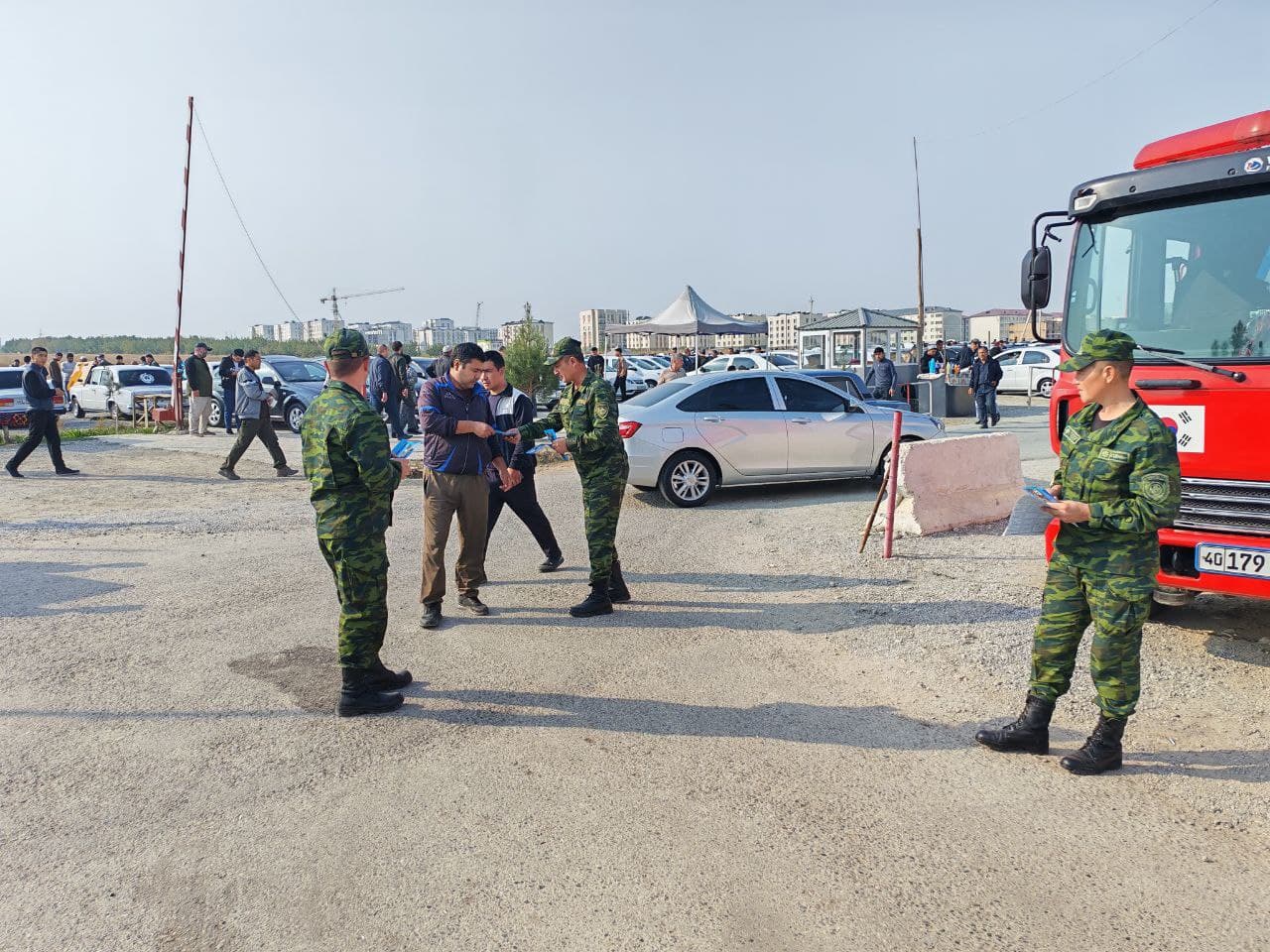 "Ёнғиндан огоҳлик" ойлиги доирасида “Водий Мега Авто” бозорида профилактик тадбирлар ўтказилди