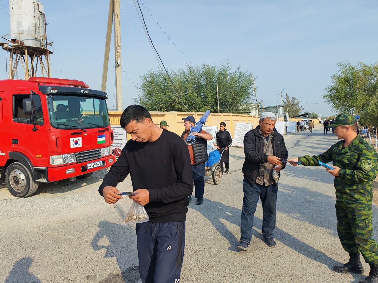 "Ёнғиндан огоҳлик" ойлиги доирасида “Водий Мега Авто” бозорида профилактик тадбирлар ўтказилди