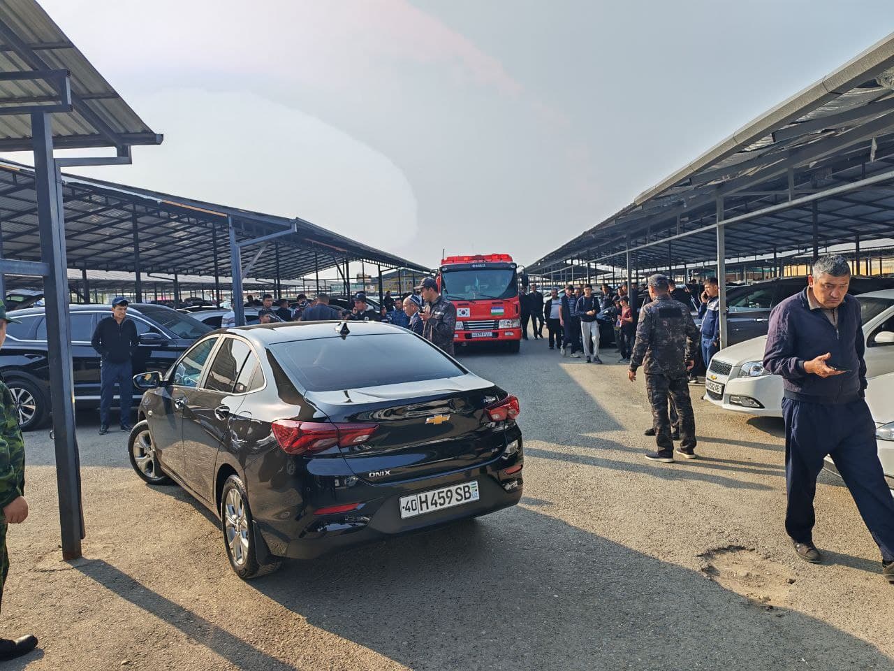 "Ёнғиндан огоҳлик" ойлиги доирасида “Водий Мега Авто” бозорида профилактик тадбирлар ўтказилди