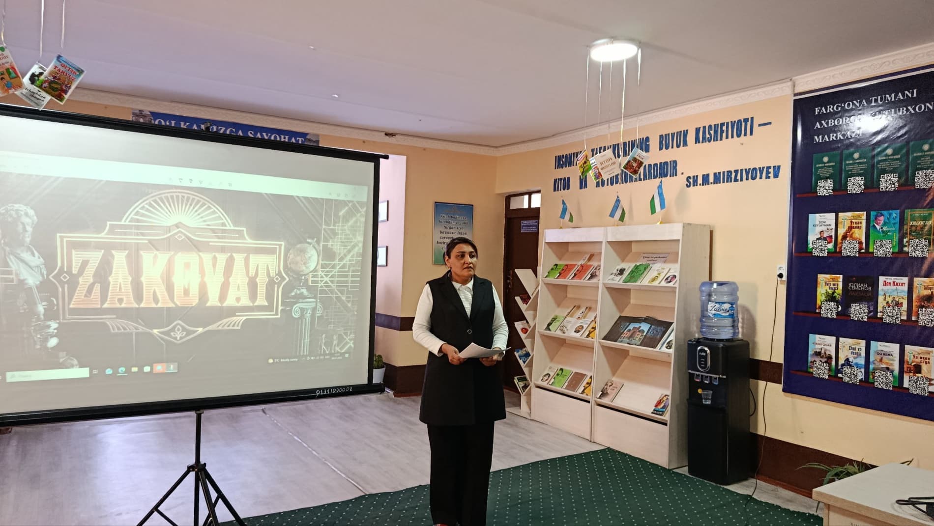 Axborot-kutubxona markazida “Zakovat” intellektual o‘yini o‘tkazildi