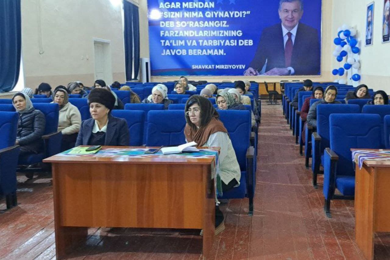 The Content of the Address and the “Uzbekistan – 2030” Strategy Was Communicated to Educators