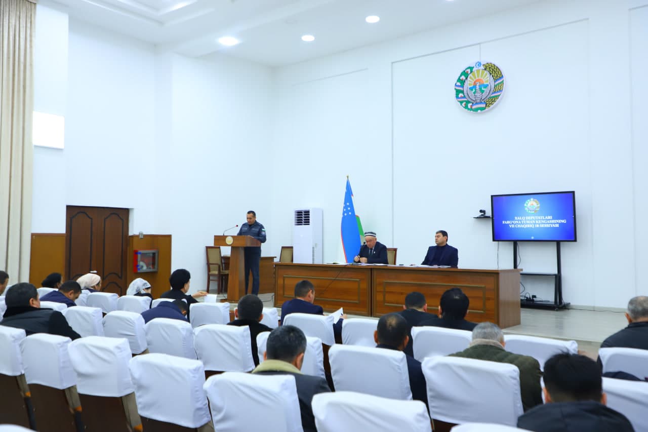The 18th Session of the Fergana District Council was held