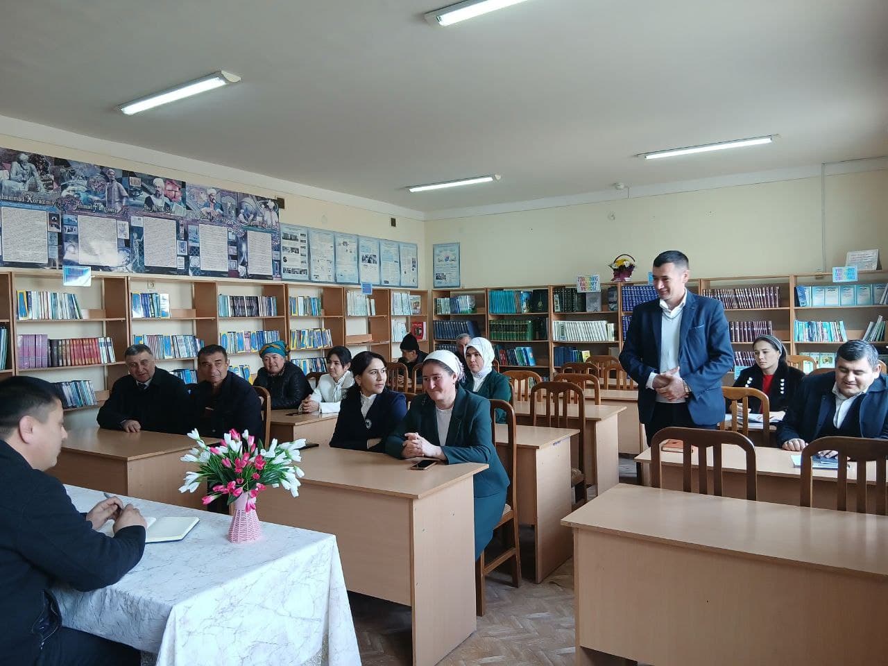 В Ферганском районе проведён очередной выездной приём по вопросам образования Руководитель отдела д