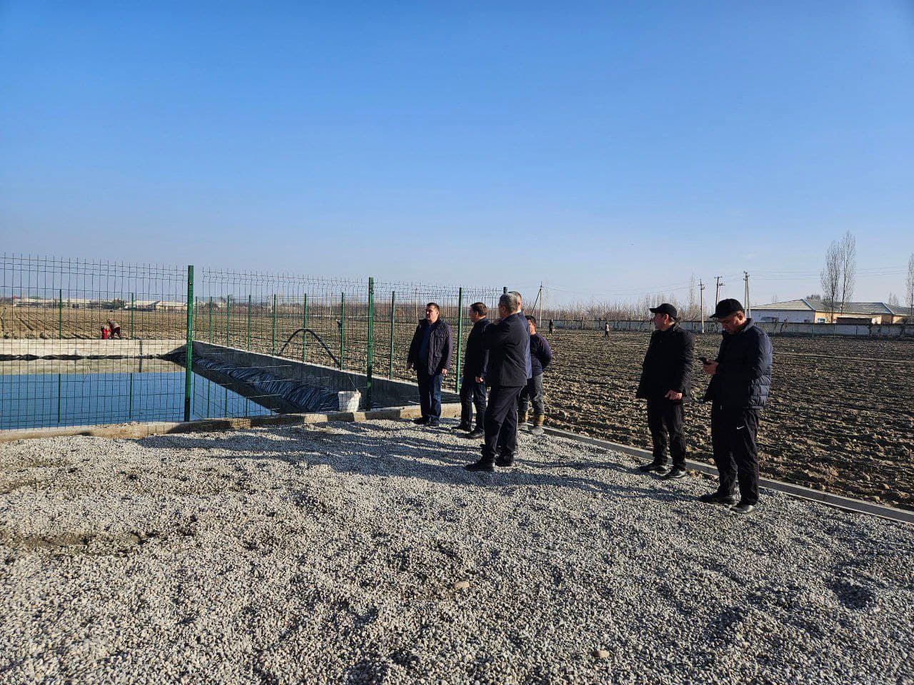 В Ферганском районе изучен проект малиновой плантации