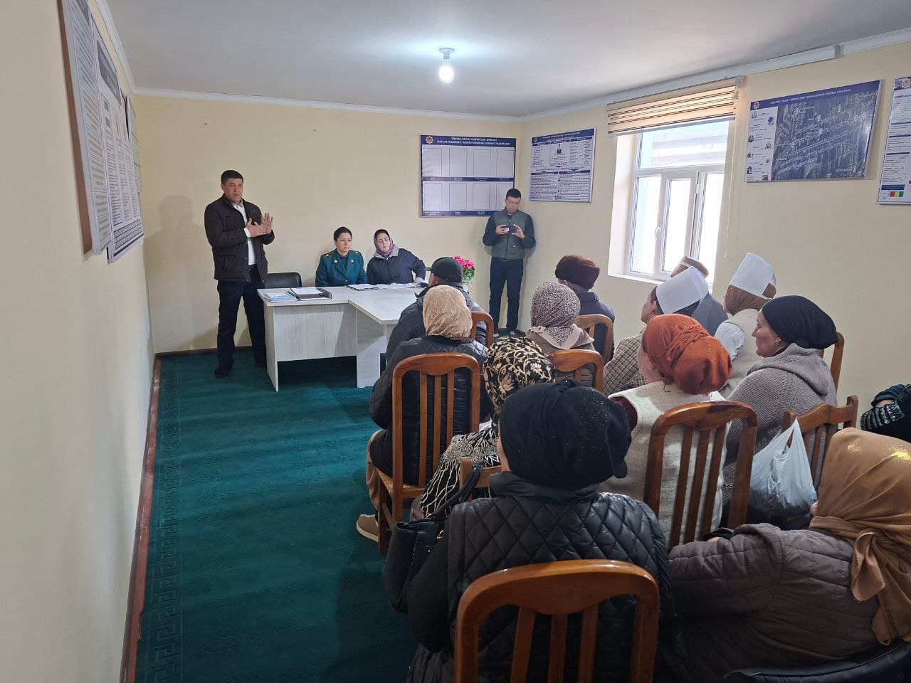 В Ферганском районе состоялся прием по защите прав женщин