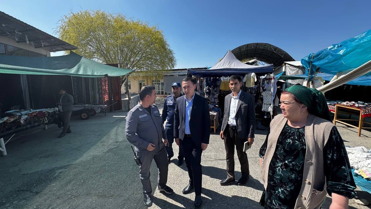 На рынке «Чимён» проведены профилактические мероприятия по пожарной безопасности