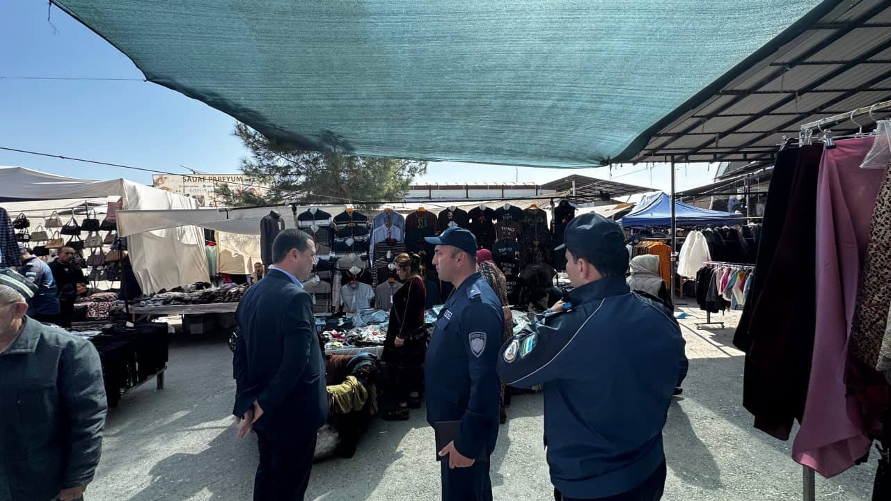 На рынке «Чимён» проведены профилактические мероприятия по пожарной безопасности