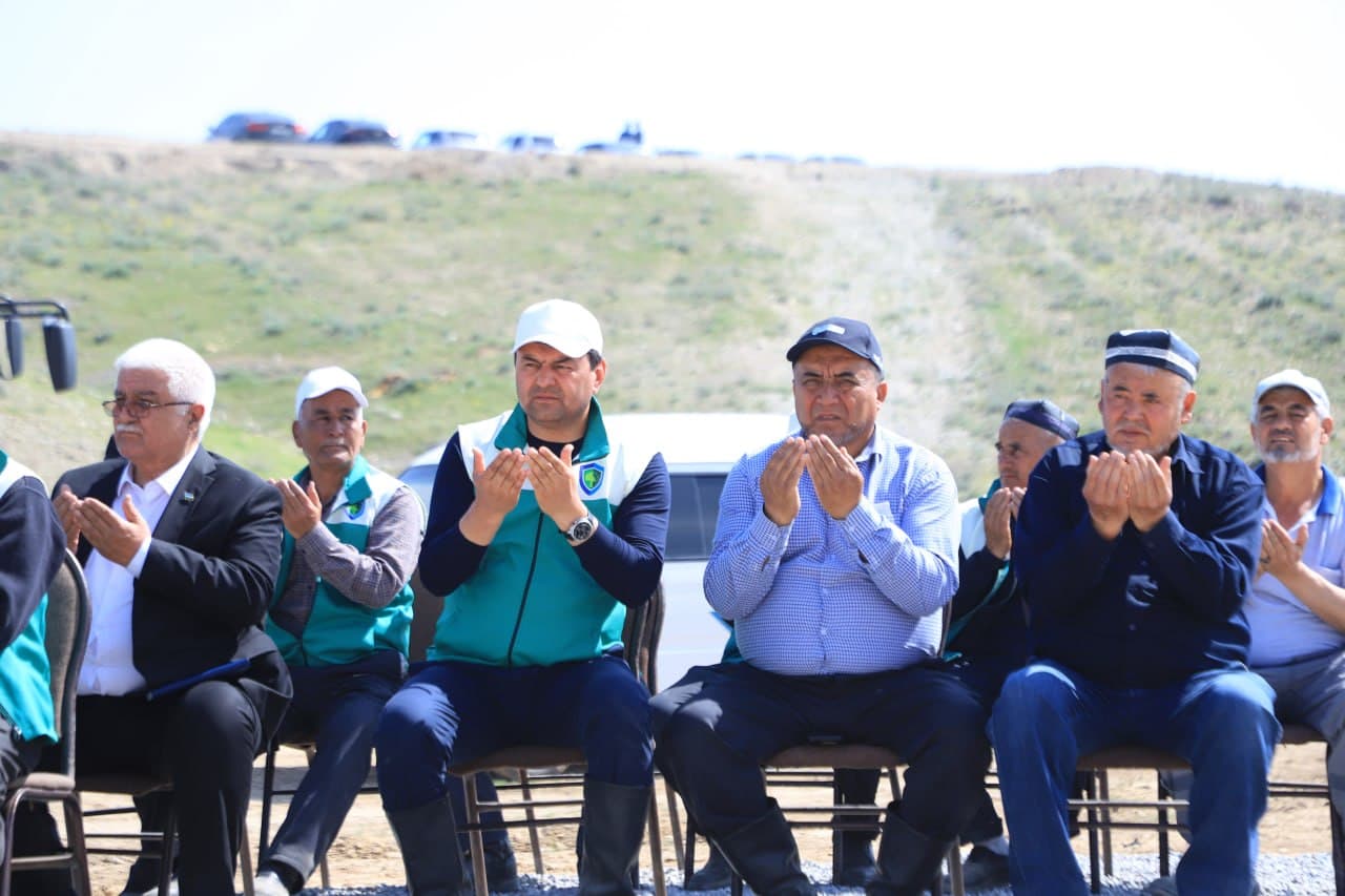 Large-scale tree planting activities have begun in Fergana district within the “Yashil Makon” project