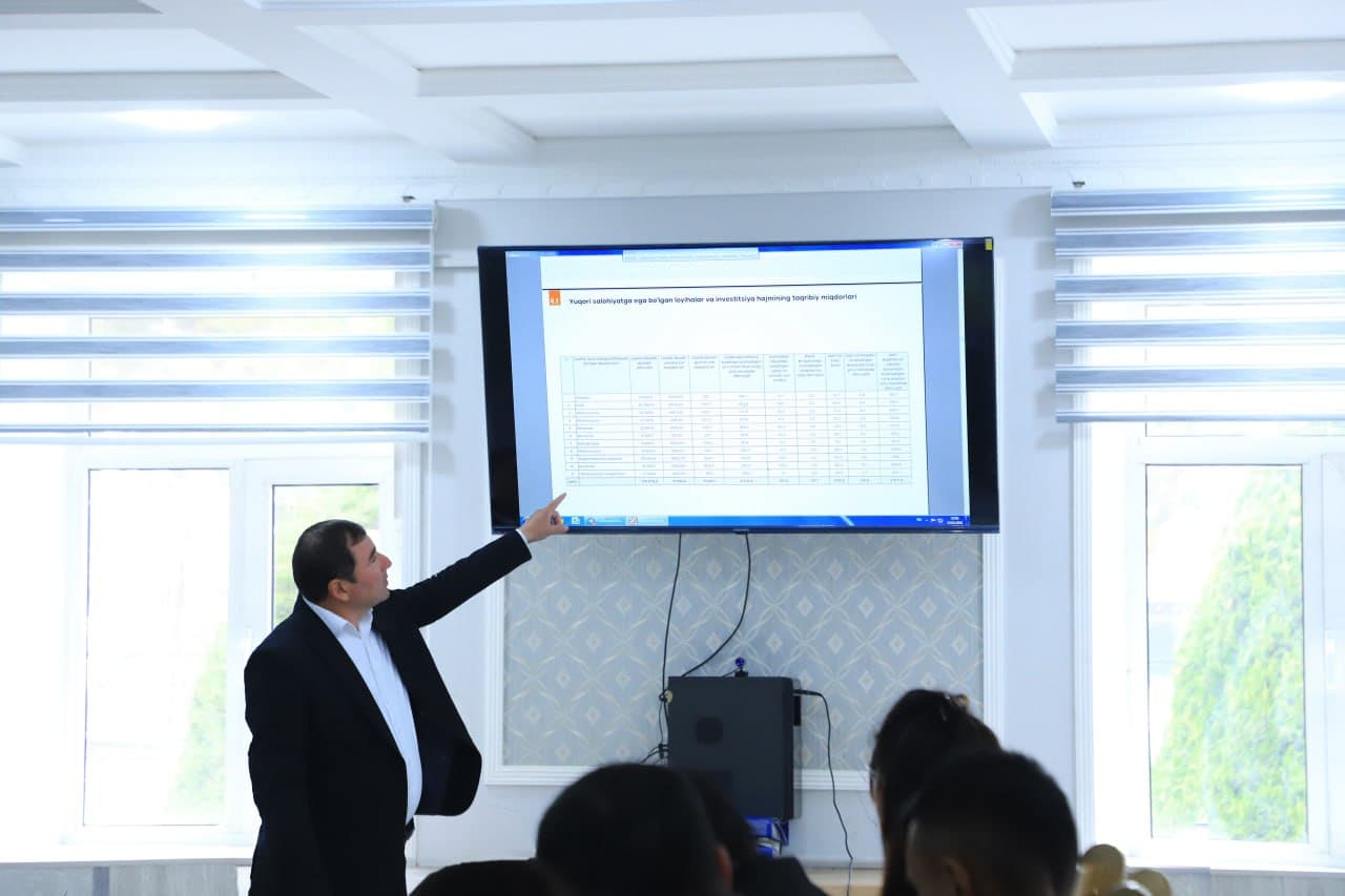 Press conference held on the development of the tourism and recreation zone in Fergana district