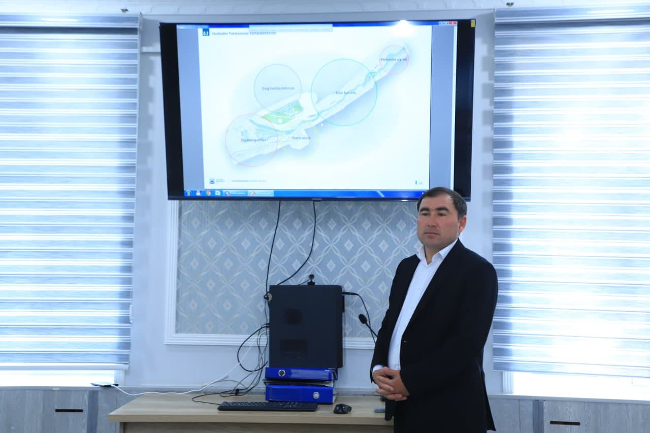 Press conference held on the development of the tourism and recreation zone in Fergana district