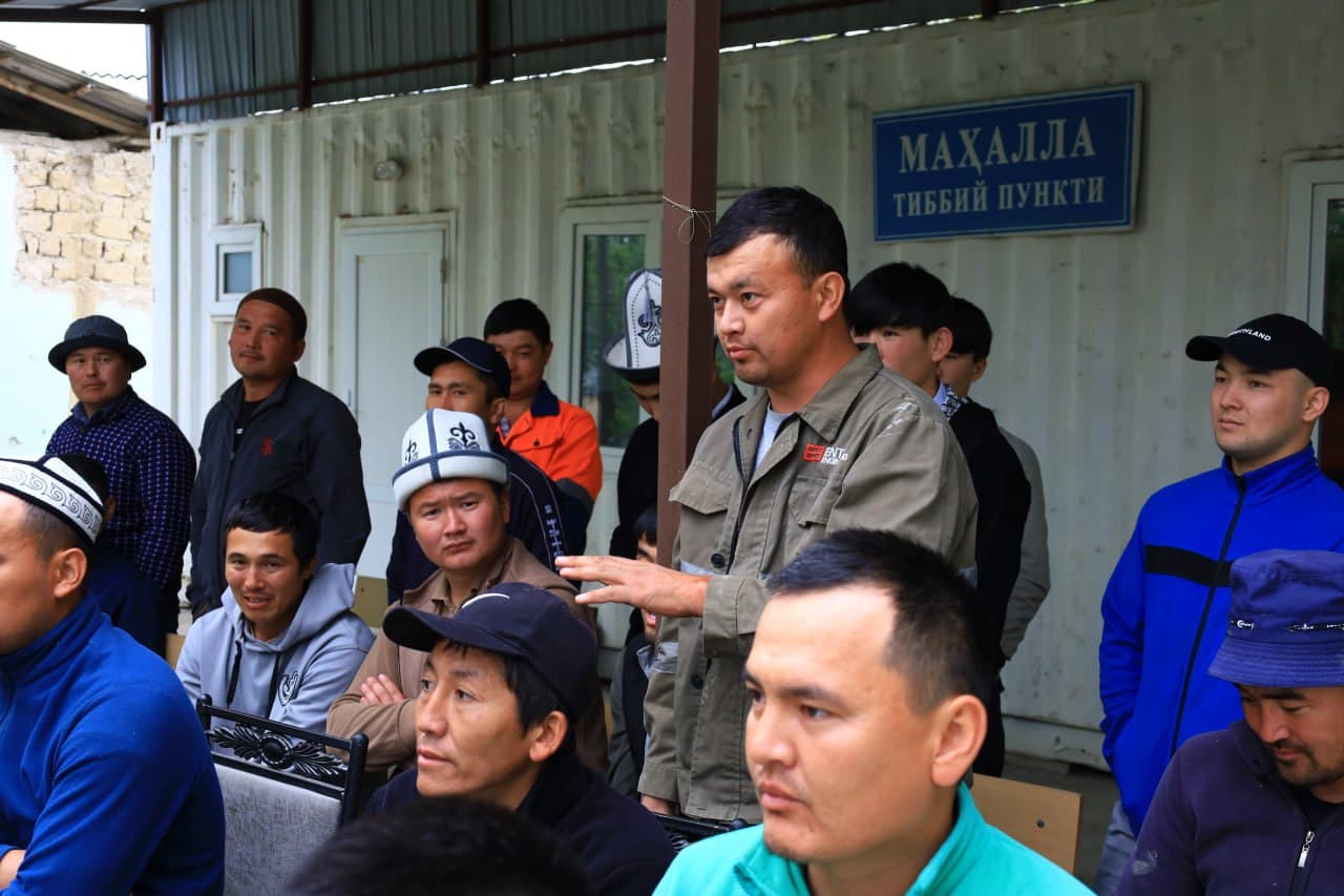 Another mobile reception held in Fergana district