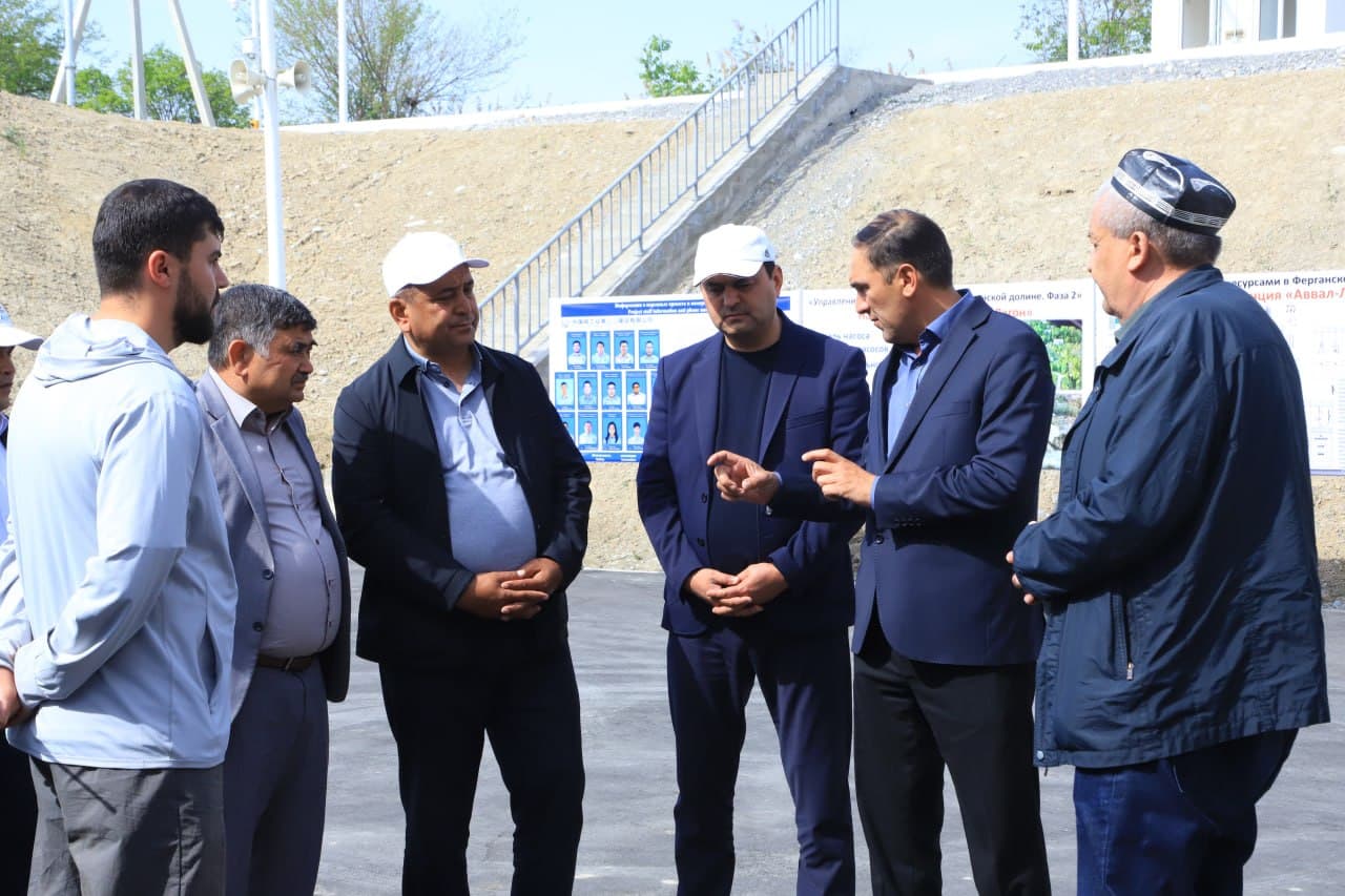A major hydraulic facility commissioned in Fergana district: thousands of hectares to be supplied with water