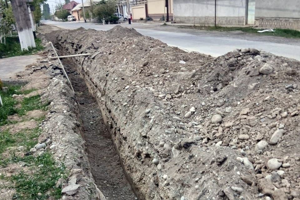 New water supply networks installed in “Boy mahalla” of Fergana district
