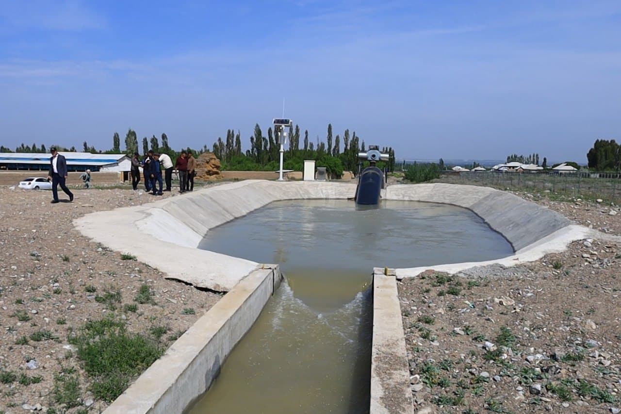 A major hydraulic facility commissioned in Fergana district: thousands of hectares to be supplied with water