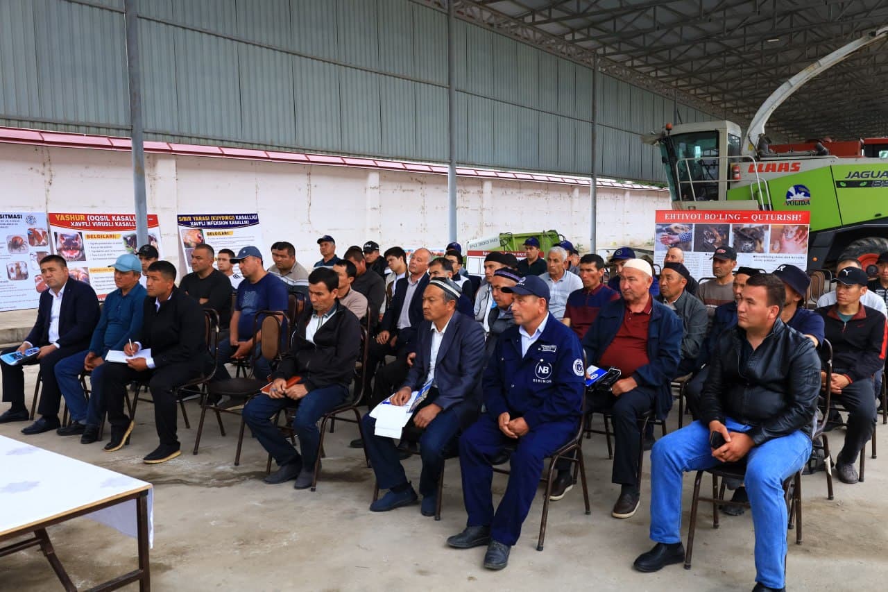 A seminar on ensuring veterinary-sanitary and epizootic stability in livestock was held in Fergana district