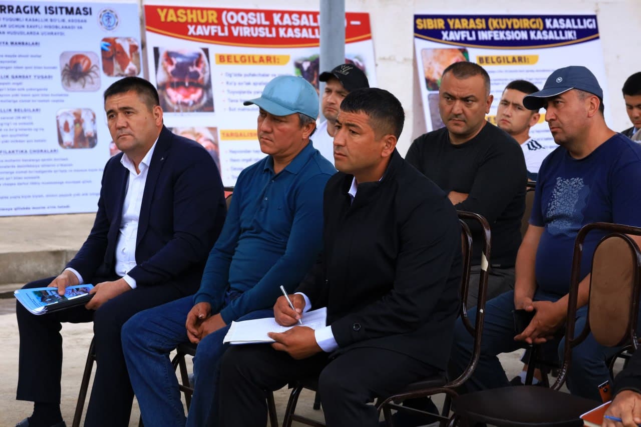 A seminar on ensuring veterinary-sanitary and epizootic stability in livestock was held in Fergana district