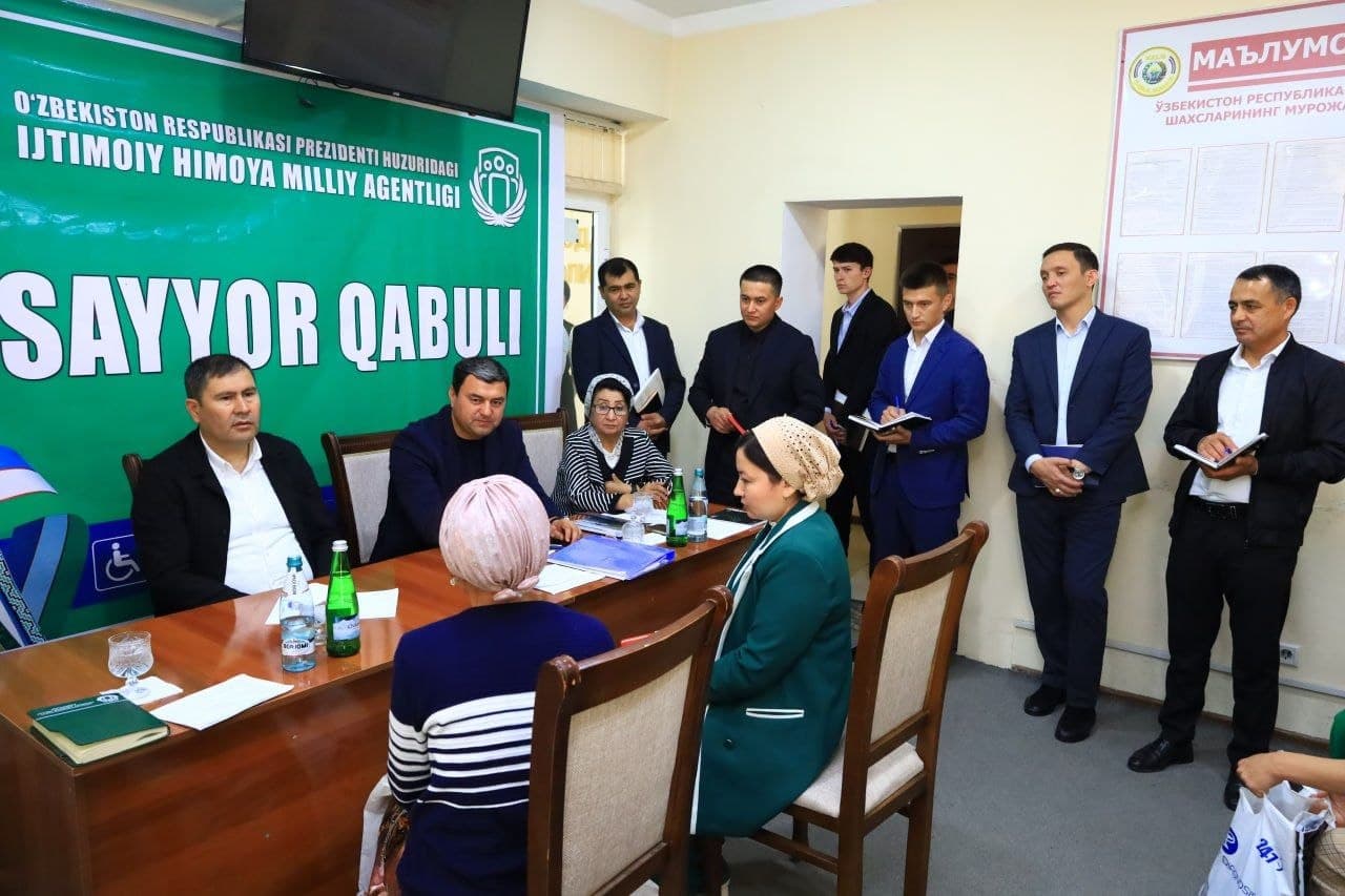 Mobile public reception organized for residents in Fergana district