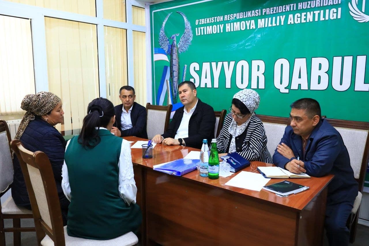 Mobile public reception organized for residents in Fergana district