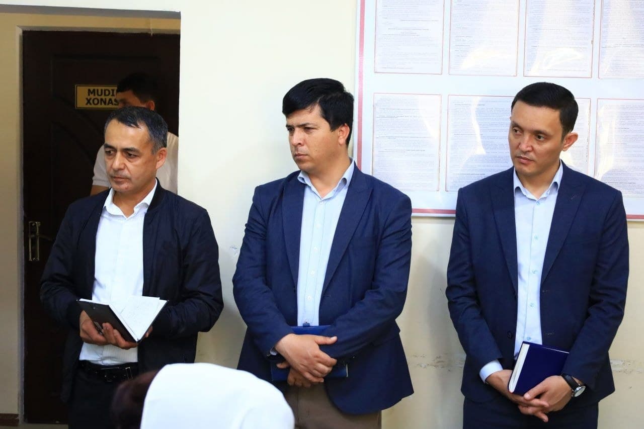 Mobile public reception organized for residents in Fergana district