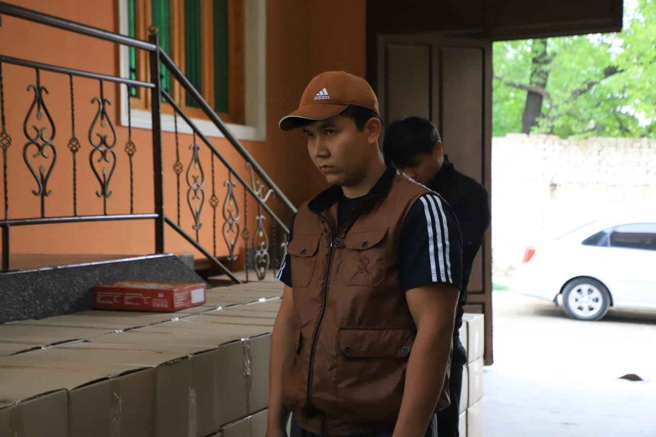 Activity of a young entrepreneur studied in Fergana district within Youth Day events